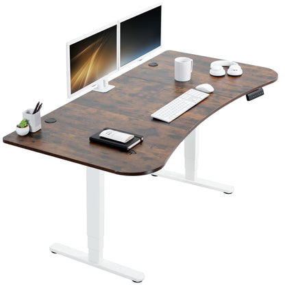 71" x 30" Electric Desk with Touch Screen Memory Controller