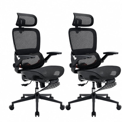 Ergonomic Mesh Office Chair with Adjustable Lumbar Support & Headrest