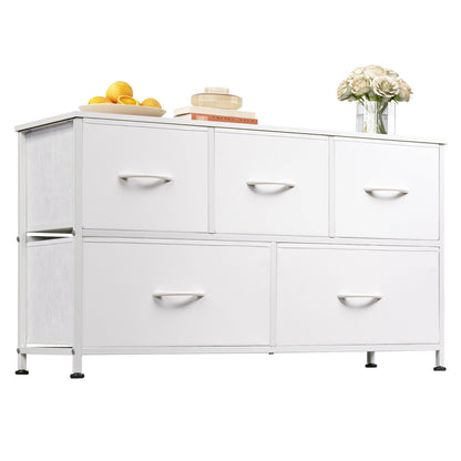 WLIVE Dresser for Bedroom with 5 Drawers