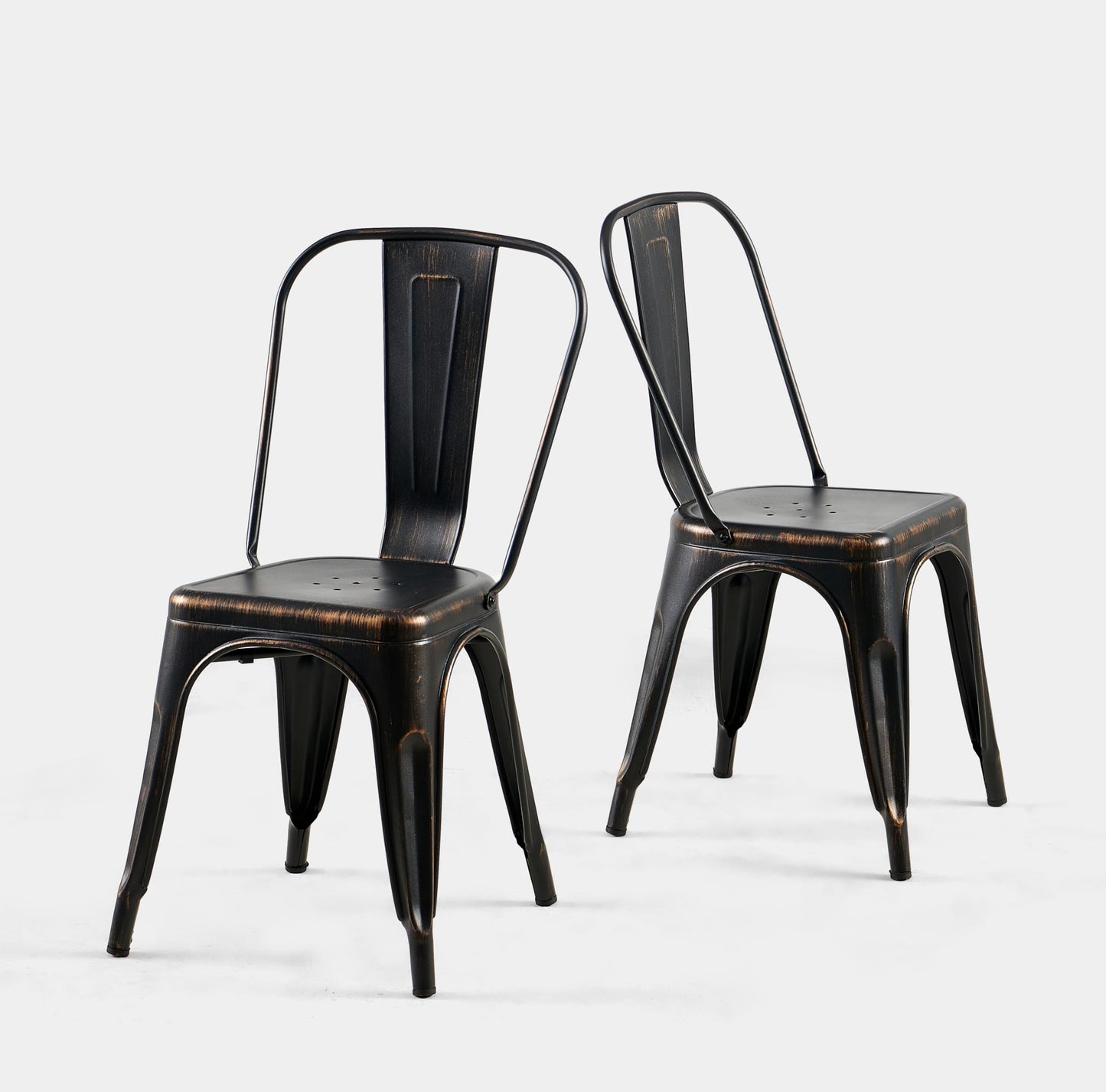 SOLEGGIATA Metal Dining Chairs Set