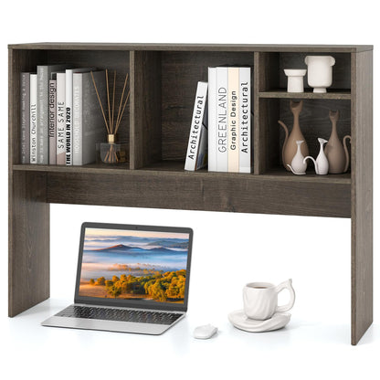 3-Tier Desktop Bookshelf Organizer with Storage Shelves for Office & Dorm