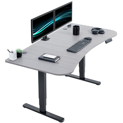 71" x 30" Electric Desk with Touch Screen Memory Controller