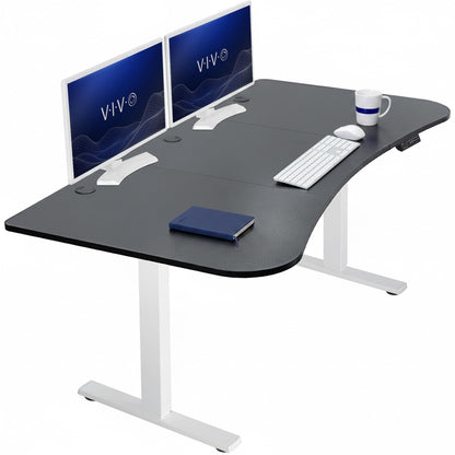 VIVO Electric Standing Desk Workstation, Memory Controller Height Adjustment, 1B Series