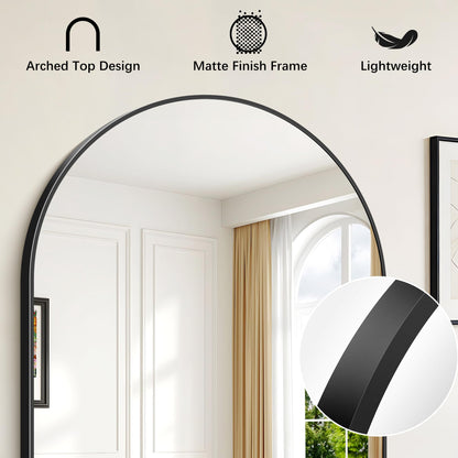 FORBATH Arched Bathroom Mirror