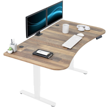71" x 30" Electric Desk with Touch Screen Memory Controller