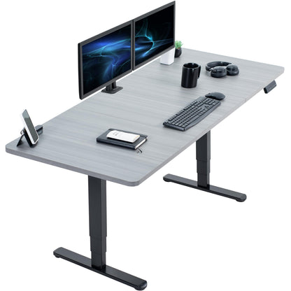 71" x 30" Electric Desk with Touch Screen Memory Controller