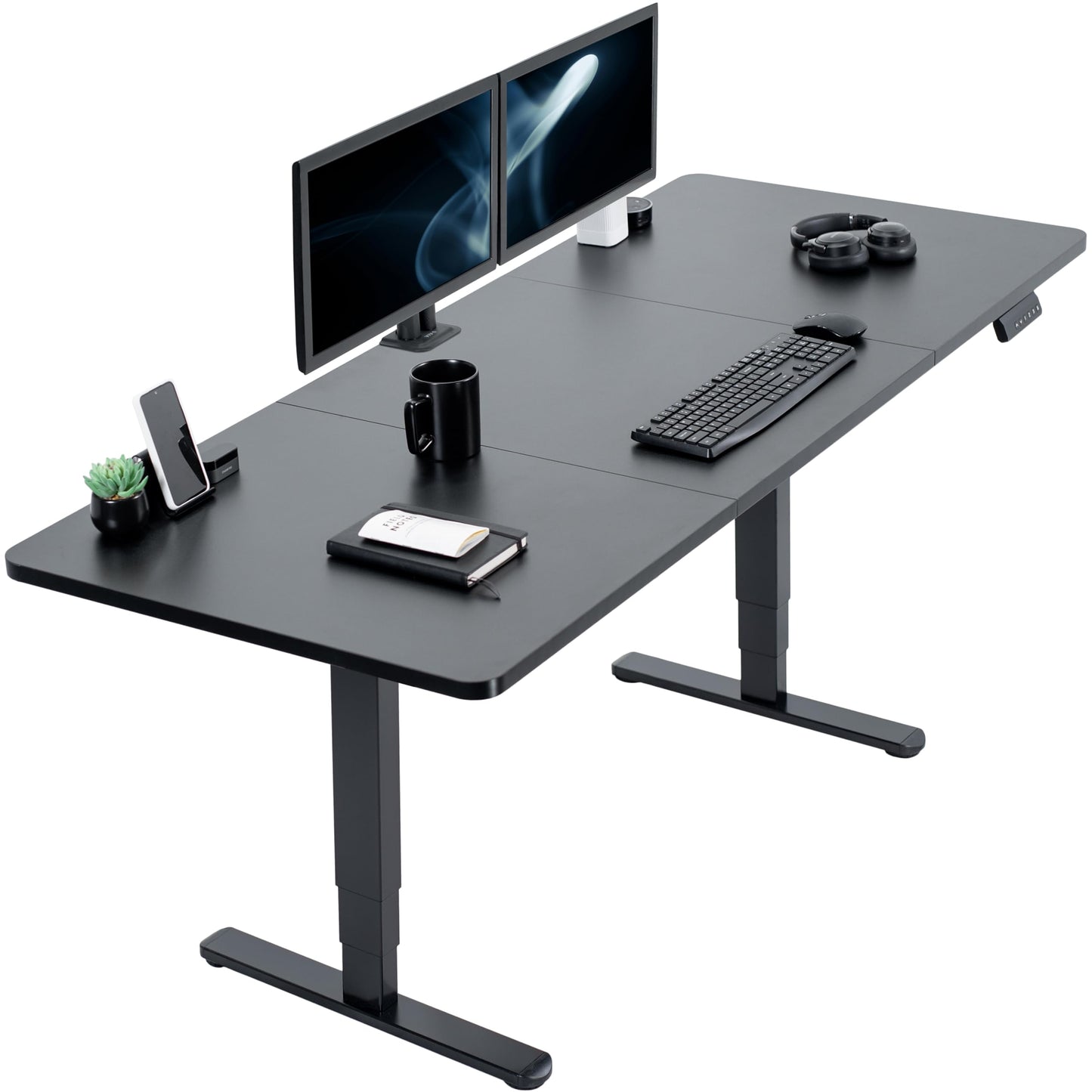 71" x 30" Electric Desk with Touch Screen Memory Controller