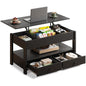 WLIVE Lift Top Coffee Table with Hidden Storage