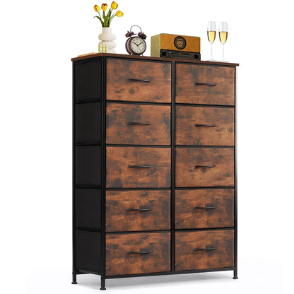 SageNest Dresser for Bedroom, Anti-Tip Tall Storage Organizer
