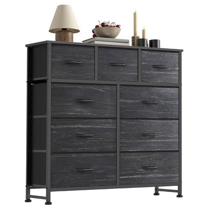 7 Drawer Fabric Dresser with Storage Bins and Steel Frame for Bedroom & Closet