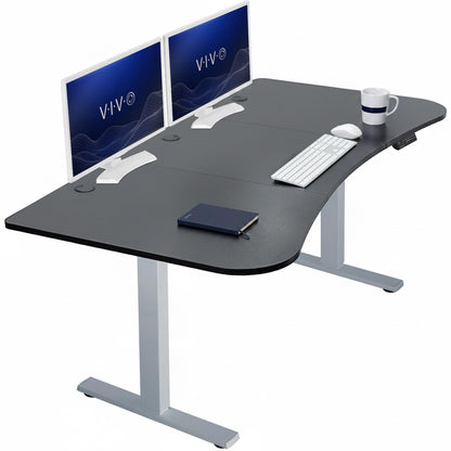 VIVO Electric Standing Desk Workstation, Memory Controller Height Adjustment, 1B Series