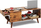 WLIVE Lift Top Coffee Table with Hidden Storage