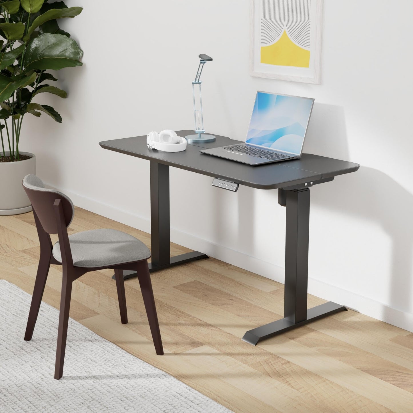 Vari Essential Electric Standing Desk for Home Office – 48x24 - White