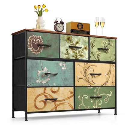 SageNest Dresser for Bedroom, Anti-Tip Tall Storage Organizer