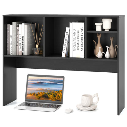 3-Tier Desktop Bookshelf Organizer with Storage Shelves for Office & Dorm