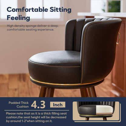 SeekFancy Swivel Bar Stools B306
