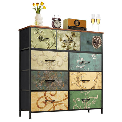 SageNest Dresser for Bedroom, Anti-Tip Tall Storage Organizer