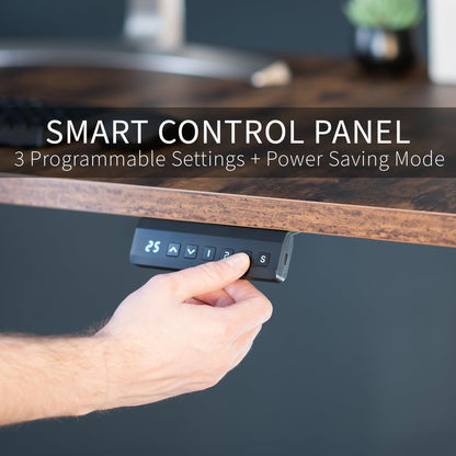 71" x 30" Electric Desk with Touch Screen Memory Controller