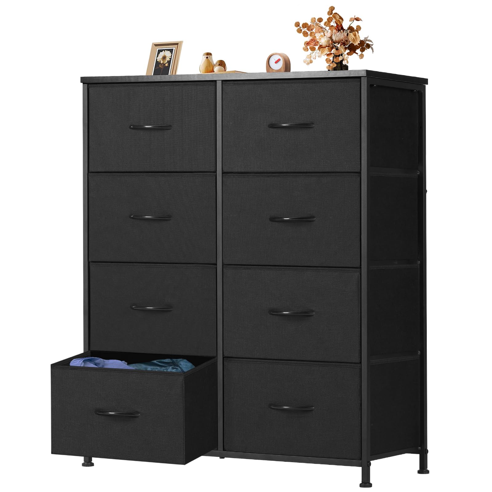 OLIXIS Dresser for Bedroom with 7 Fabric Drawers Storage Organizer