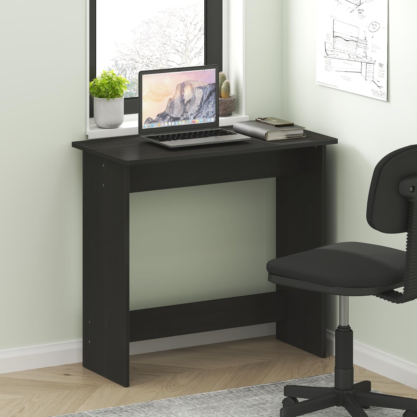 Furinno Simplistic Study Table, White
