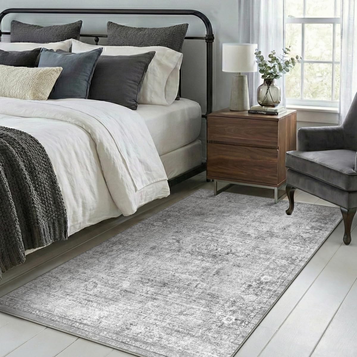 Homemate Washable Area Rug for Home Decor