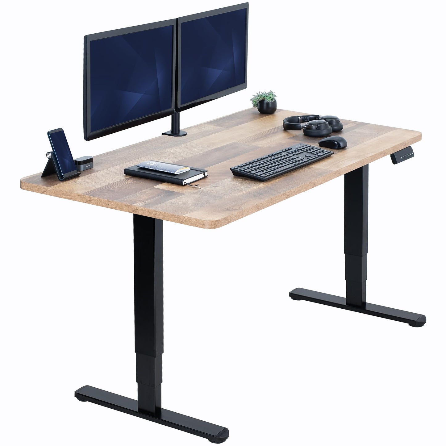 71" x 30" Electric Desk with Touch Screen Memory Controller