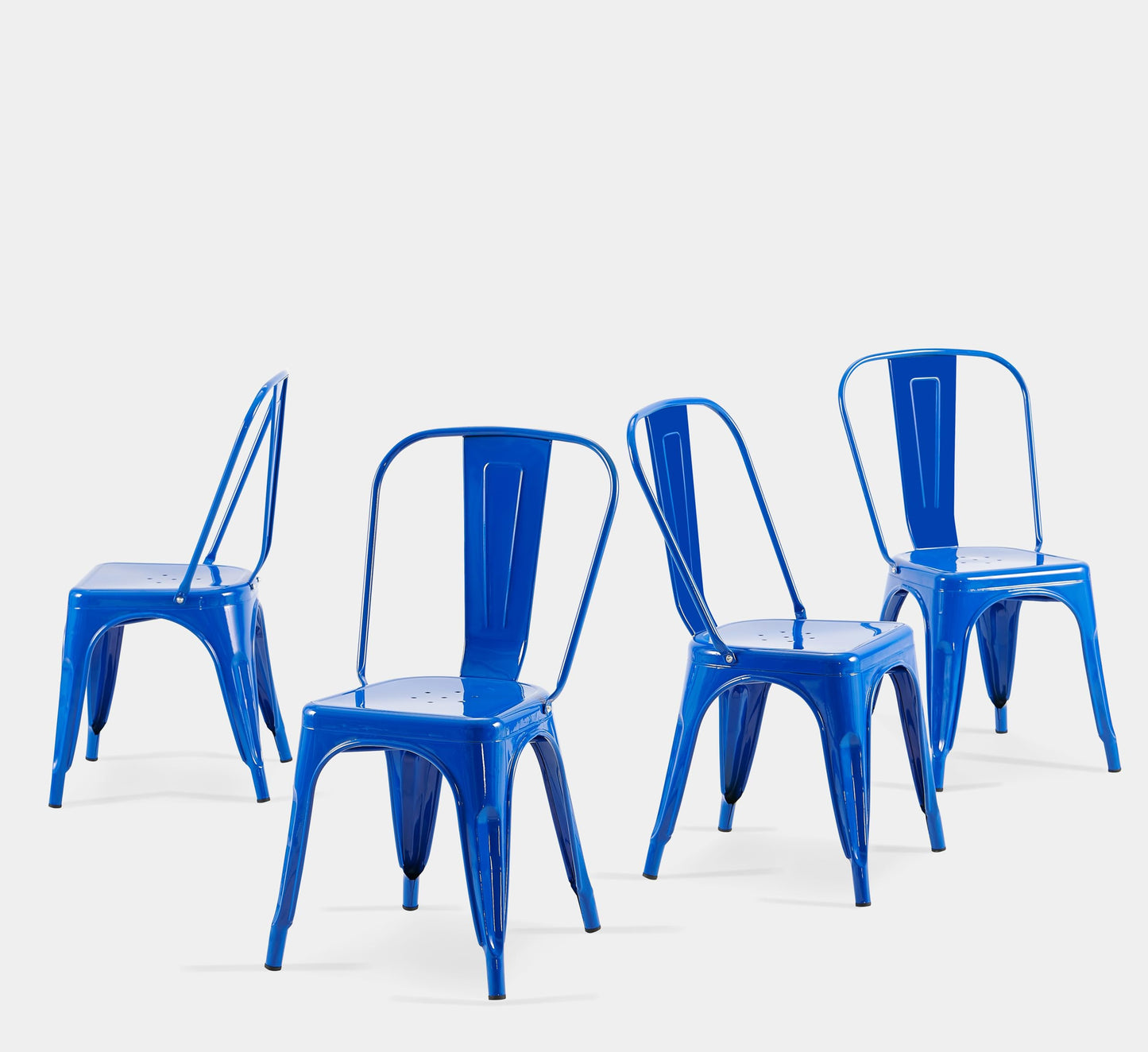 SOLEGGIATA Metal Dining Chairs Set