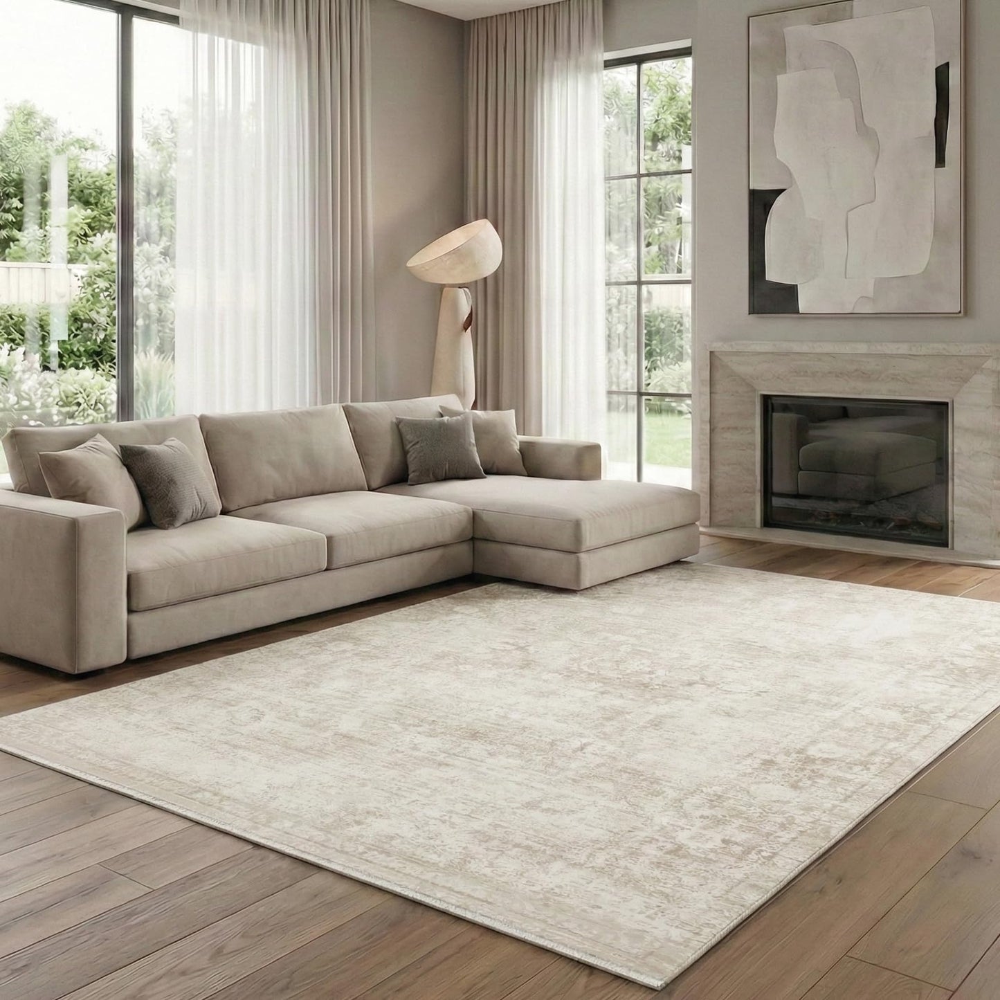 Homemate Washable Area Rug for Home Decor