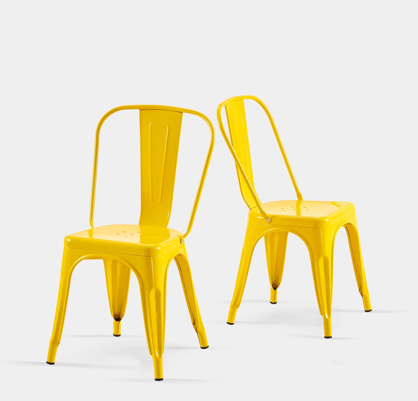 SOLEGGIATA Metal Dining Chairs Set