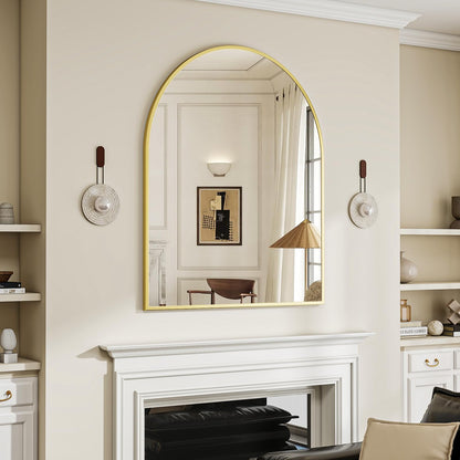 BEAUTYPEAK Arch Bathroom Wall Mirror