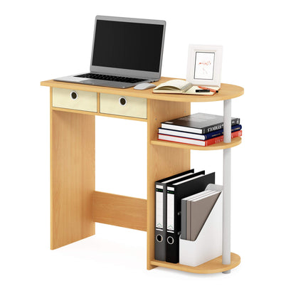 Furinno Simplistic Study Table, White