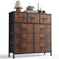7 Drawer Fabric Dresser with Storage Bins and Steel Frame for Bedroom & Closet