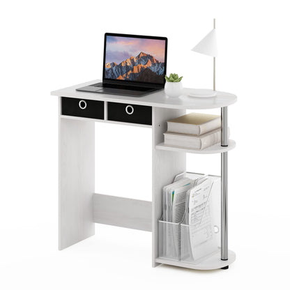 Furinno Simplistic Study Table, White