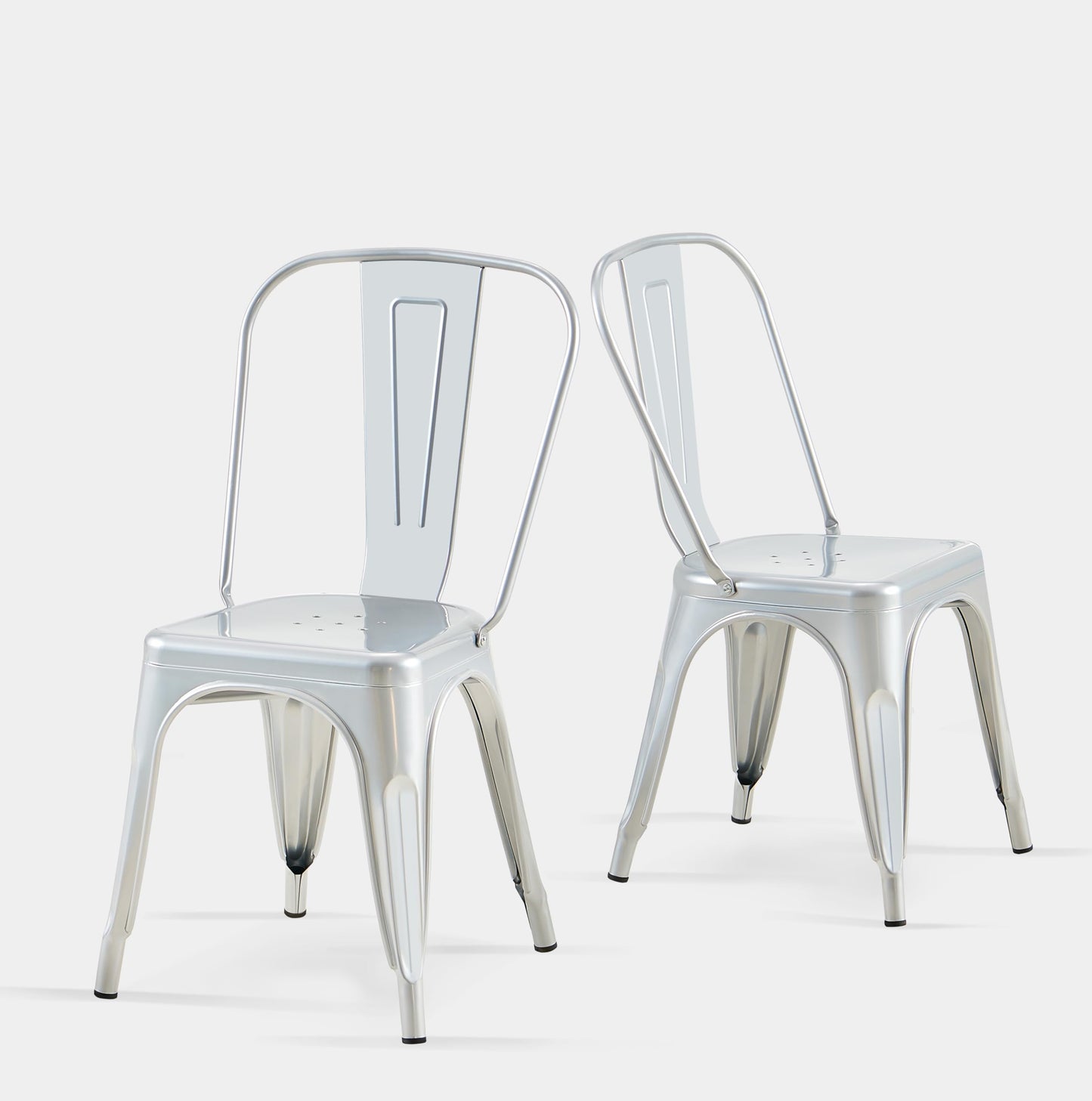 SOLEGGIATA Metal Dining Chairs Set