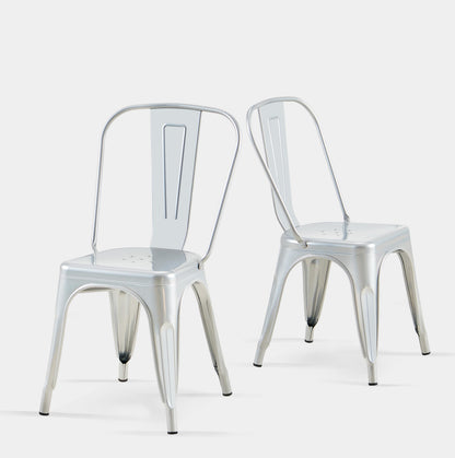 SOLEGGIATA Metal Dining Chairs Set