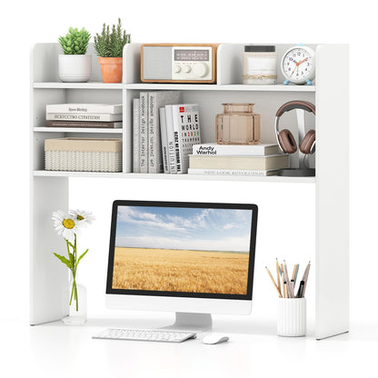 3-Tier Desktop Bookshelf Organizer with Storage Shelves for Office & Dorm