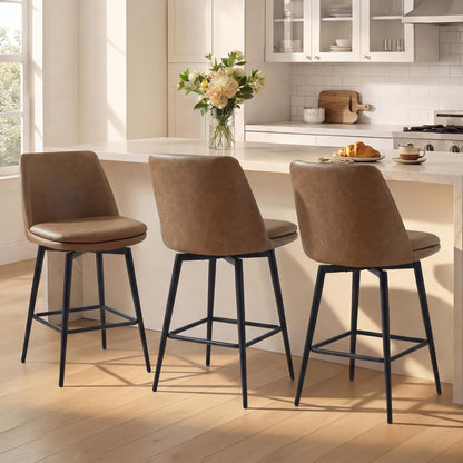 CHITA Swivel Counter and Bar Stools