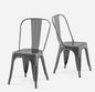 SOLEGGIATA Metal Dining Chairs Set