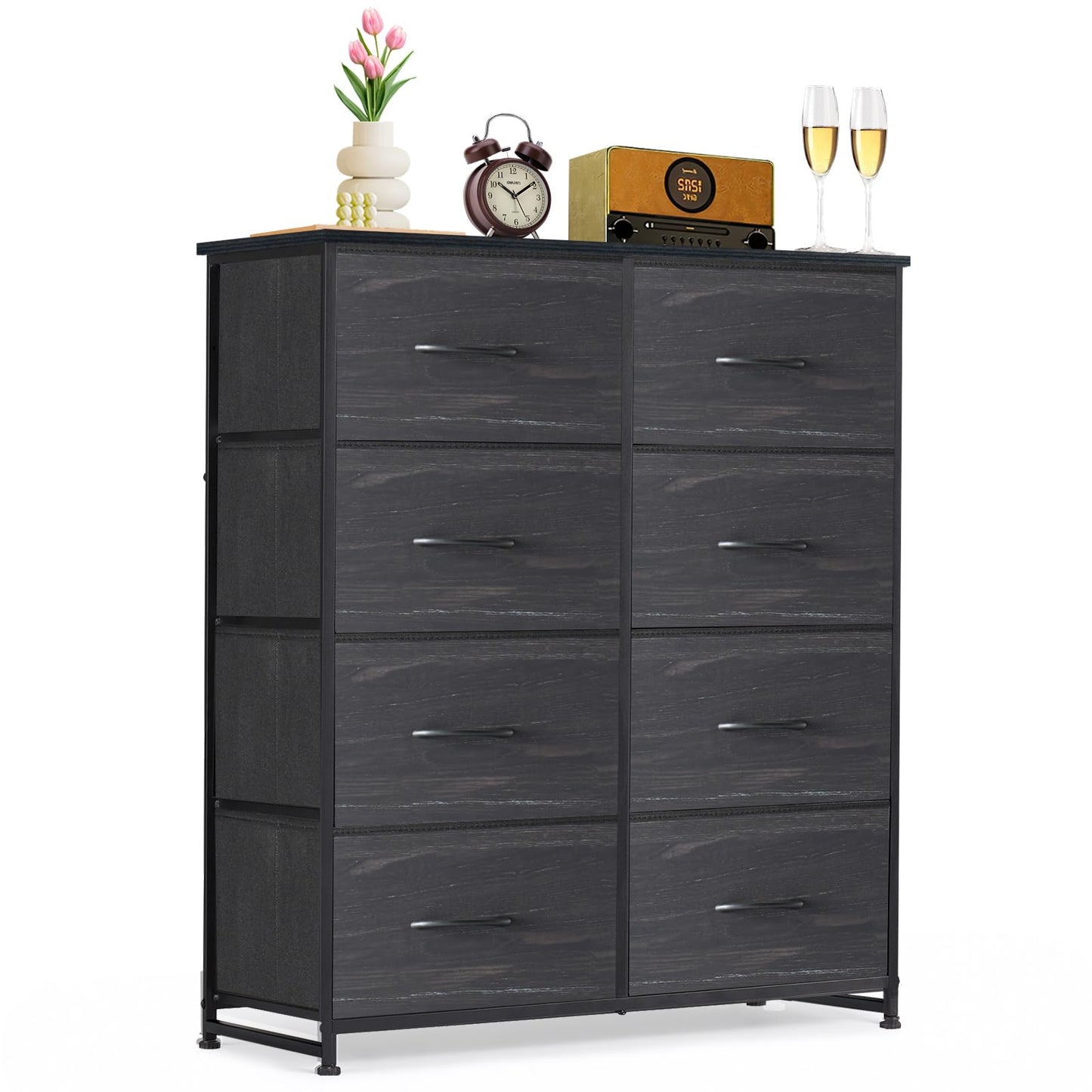 SageNest Dresser for Bedroom, Anti-Tip Tall Storage Organizer
