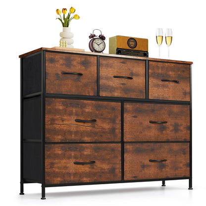 SageNest Dresser for Bedroom, Anti-Tip Tall Storage Organizer