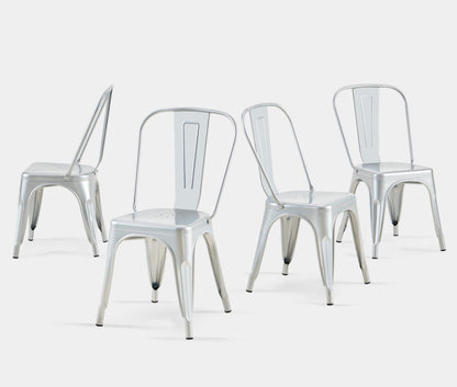 SOLEGGIATA Metal Dining Chairs Set