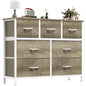 OLIXIS Dresser for Bedroom with 7 Fabric Drawers Storage Organizer