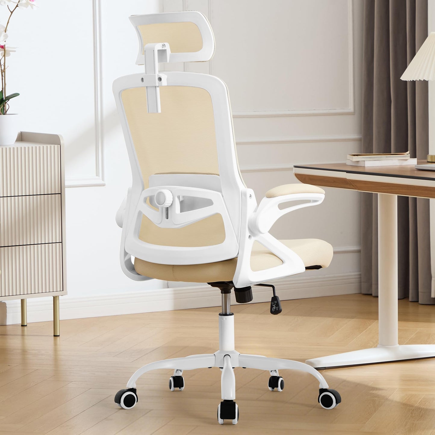 Ergonomic Mesh Office Chair with High Back & Adjustable Lumbar Support