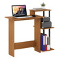 Computer Desk with Side Shelves for Home Office & Gaming Setup