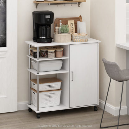 Tiered Wood Bookshelf with Open Storage Shelves for Home & Office