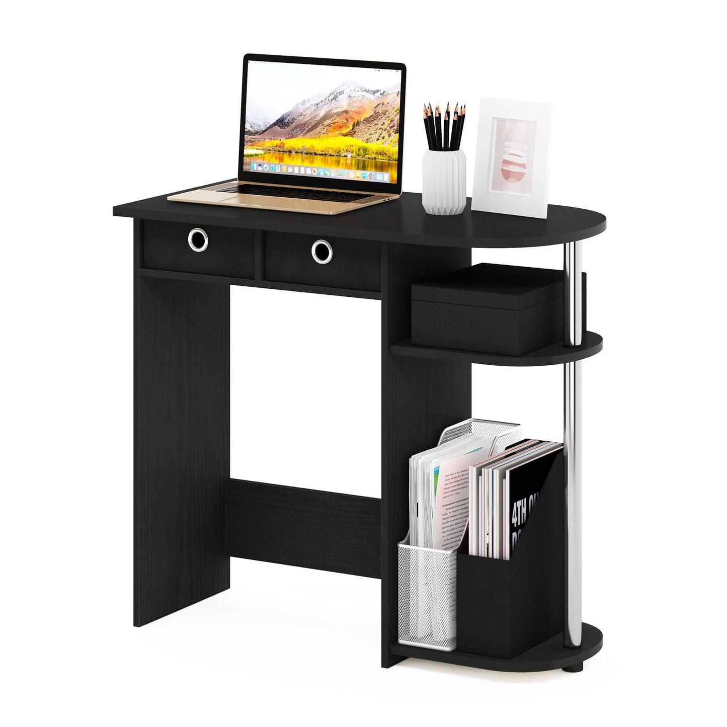 Furinno Simplistic Study Table, White