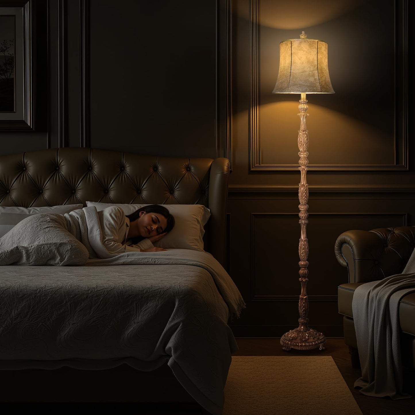 Dual Lantern Tree Floor Lamp Series