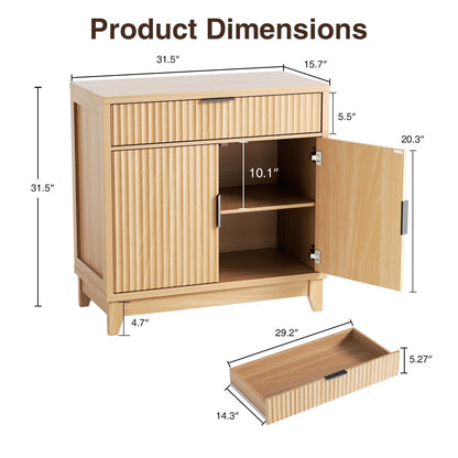 Vabches Modern Sideboard Buffet Cabinet with Storage