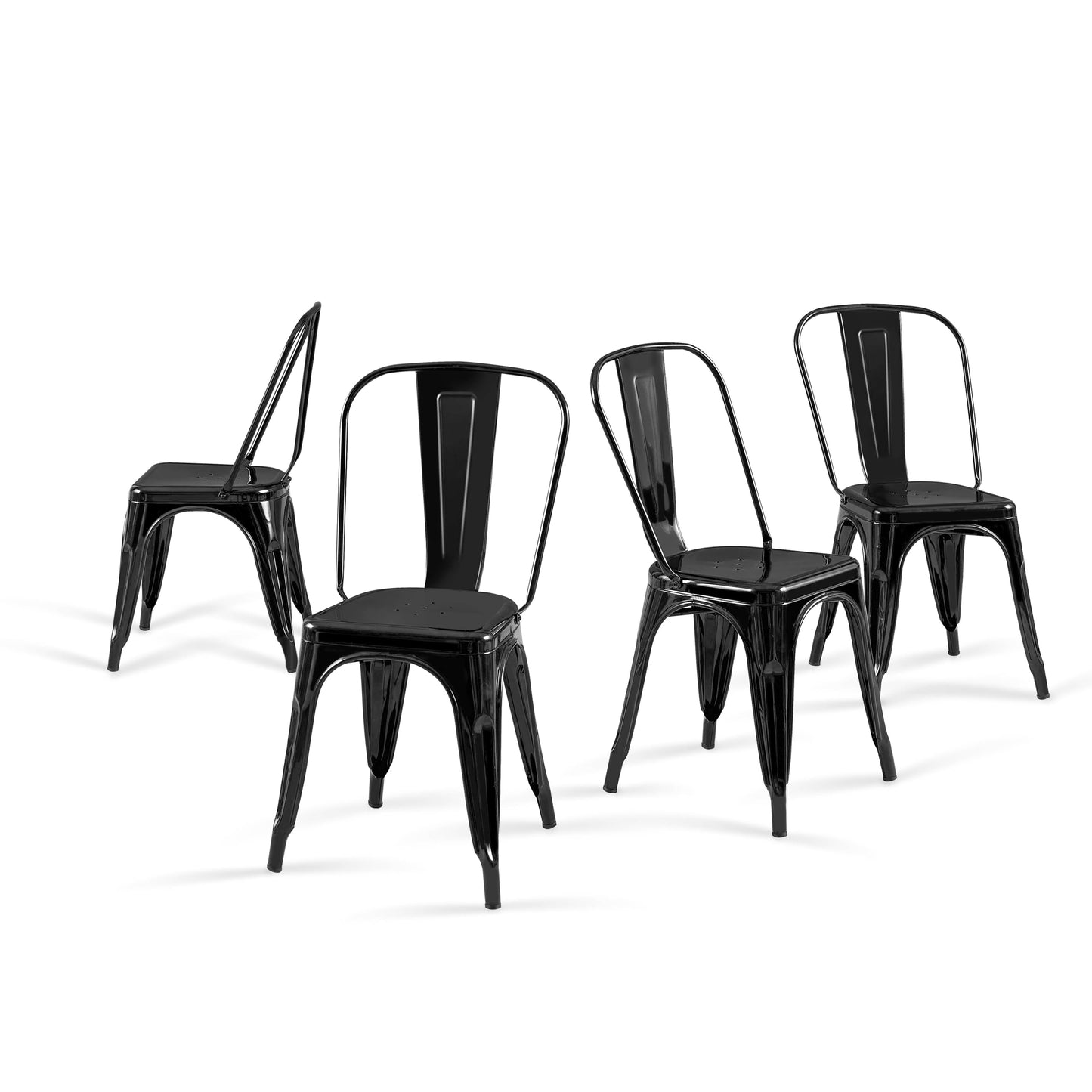 SOLEGGIATA Metal Dining Chairs Set