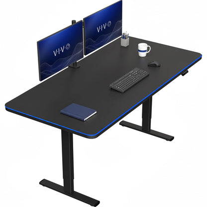 VIVO Electric Standing Desk Workstation, Memory Controller Height Adjustment, 1B Series